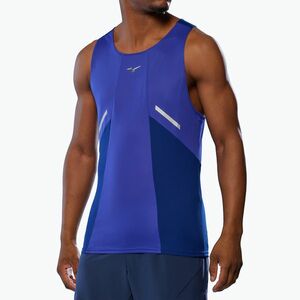 Férfi Mizuno DryAeroFlow Tank futópóló reflexkék (DryAeroFlow Tank J2GAC00216) kép