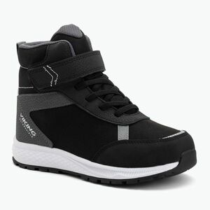 Viking Footwear Equip Warm Waterproof 1V gyermek hócsizma fekete/szürke (Equip Warm Waterproof 1V 3-93600) kép
