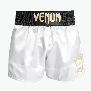 Férfi edzőshort Venum Classic Muay Thai fehér/arany/fekete (Classic Muay Thai VENUM-03813-520) kép
