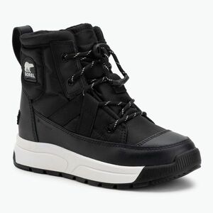 Sorel Youth Whitney Mid Wp fekete/tengeri só gyermek hócsizma (Youth Whitney Mid Wp 2138841010) kép