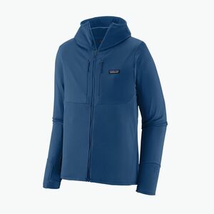 Férfi Patagonia R1 Thermal Full Zip Hoody clement kék trekking pulóver (R1 Thermal Full Zip Hoody 40600) kép