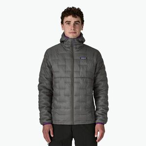 Férfi Patagonia Micro Puff Hoody pehelypaplan dzseki forge szürke (Micro Puff Hoody 84031) kép
