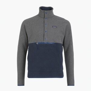 Férfi Patagonia Retro Pile 1 / 2 Snap P / O új navy w / nikkel trekking melegítő pulóvert (Retro Pile 1/2 Snap P/O 23205) kép