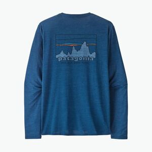Férfi Patagonia Cap Cool Daily Graphic Shirt '73 skyline / clement blue x-dye hosszú ujjú póló (Cap Cool Daily Graphic Shirt 45190) kép