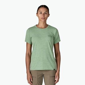 Női Patagonia Cap Cool Daily Graphic Shirt strataspire / ellwood green x-dye női póló (Cap Cool Daily Graphic Shirt 45250) kép