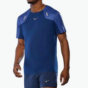 Férfi Mizuno Tech Light Tank futópóló estate blue (Tech Light Tee J2GAC00111) kép