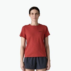 Női Patagonia P-6 Logo Felelősségteljes póló potters red (P-6 Logo Responsibili-Tee 37567) kép