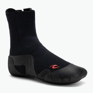 Rip Curl Omega 3mm kerek orrú cipzáras neoprén bakancs fekete (Omega 3mm Round Toe With Zip 122MSA) kép