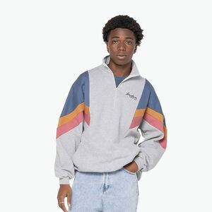 Férfi pulóver Kaotiko Jean szürke/prusziai/avellana (Jean AK007-02-G002) kép