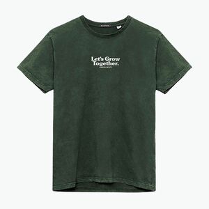 Férfi Kaotiko mosott Let's Grow heura póló (Washed Let's Grow AM034-01-G002) kép