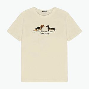 Kaotiko Washed Puppies férfi póló elefántcsont színben (Washed Puppies AM060-01-G002) kép