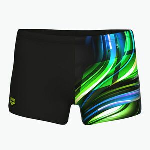 Férfi arena Bloom úszó boxer rövidnadrág multi fekete/fekete (Bloom Swim Short 010279/550) kép