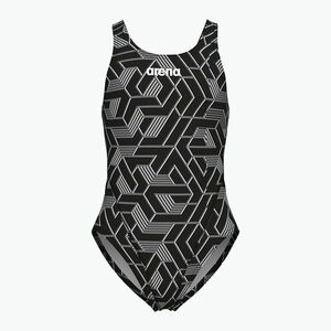 Arena Escape Swim Tech L fekete/csapat fekete egyrészes gyermek fürdőruha (Escape Swim Tech L 008475) kép