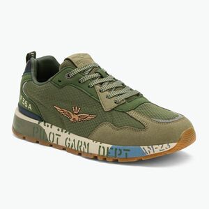 Férfi cipők Aeronautica Militare 252SC0276UCT04249 military green (252SC0276UCT04249) kép
