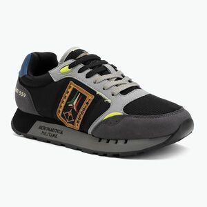 Férfi cipők Aeronautica Militare 252SC0292UCT03331 black/grey (252SC0292UCT03331) kép