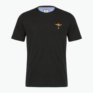 Férfi póló Aeronautica Militare 252TS1580UJ00372 Basic Crewneck jet black (Basic Crewneck 252TS1580UJ00372) kép