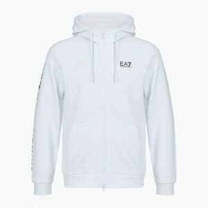 Férfi Emporio Armani EA7 Train Logo Series Extended Logo Hoodie Fz fehér/fekete (Train Logo Series Extended Logo Hoodie Fz) kép