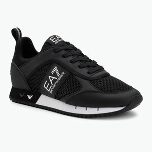 EA7 Emporio Armani fekete-fehér cipő fekete-fehér cipőfűzővel / fehér cipő (Black & White Laces 7X000334-AF18610-MC001) kép
