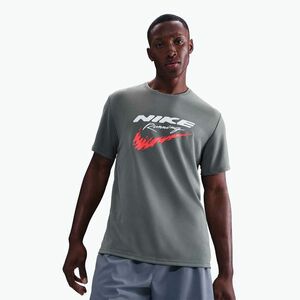 Férfi Nike Miler Dri-Fit UV smoke szürke futópóló (Miler Dri-Fit UV HV2135-084) kép