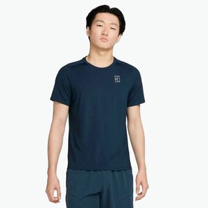 Férfi Nike Court Dri-Fit Advantage teniszpóló armory navy / fehér (Court Dri-Fit Advantage FZ6910-478) kép