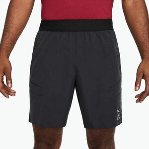 Férfi tenisz rövidnadrág Nike Court Dri-Fit Advantage 8" fekete/fehér (Court Dri-Fit Advantage 8" FZ9322-010) kép