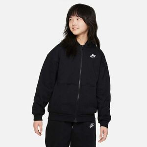 Nike Sportswear Club Fleece gyermek pulóver FD2931-010 fekete/fehér (Sportswear Club Fleece FD2931-010) kép