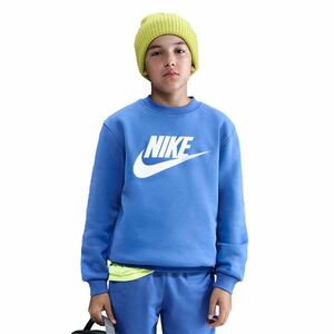 Gyermek Nike Sportswear Club Fleece pulóver üstökös kék/fehér (Sportswear Club Fleece FD2992-411) kép