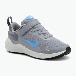Nike Revolution 7 gyermekcipő cementszürke/egyetemi kék/világoskék (Revolution 7 FB7690-009) kép