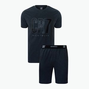Férfi pizsama CR7 Pyjama Short dark grey melange (Pyjama Short 300-8730-41-2612) kép