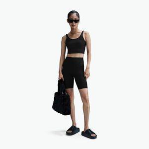 Nike Zenvy Rib Light Support Longline edzőmelltartó fekete/fekete (Zenvy Rib Light Support Longline HF1542-010) kép