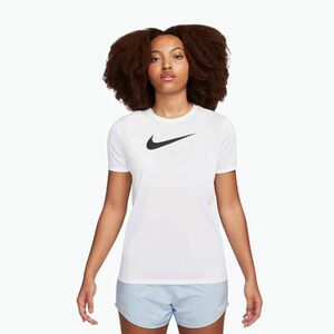 Nike Dri-Fit fehér/fekete női edzőpóló (Dri-Fit FQ4975-100) kép