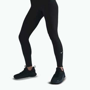 Női leggings Nike One High-Waisted fekete-fehér (One High-Waisted IB9382-010) kép