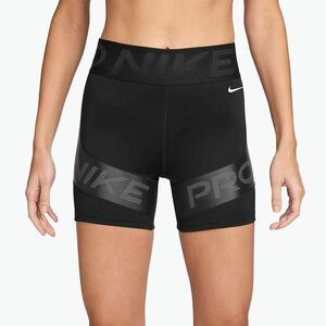 Női Nike Pro Sculpt High Waisted 5" Biker rövidnadrág fekete/antracit/fehér (Pro Sculpt High Waisted 5" Biker HV2366-010) kép