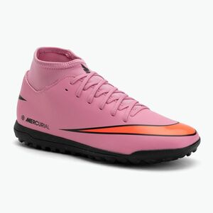 Férfi futballcipő Nike Mercurial Superfly 10 Club TF magic flamingo/fekete/teljes bíbor (Mercurial Superfly 10 Club TF FQ8317-600) kép