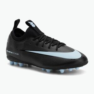 Gyermek futballcipő Nike Mercurial Vapor 16 Academy AG fekete/jeges kék (Mercurial Vapor 16 Academy AG FQ8403-001) kép
