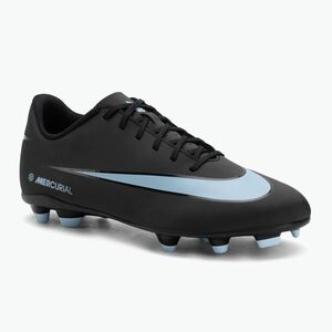 Férfi futballcipő Nike Mercurial Vapor 16 Club FG/MG fekete/jégkék (Mercurial Vapor 16 Club FG/MG FQ8441-001) kép