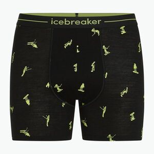 Férfi thermo boxeralsó jégtörő Anatomica Snow Day fekete/peridot/aop (Anatomica Snow Day IB0A57340H71) kép