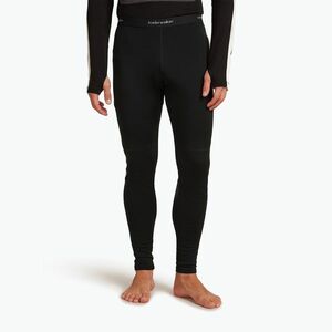 Férfi termikus nadrág icebreaker Merino 200 Oasis+ fekete/natúr/cb (Merino 200 Oasis+ IB0A57DY0JE1) kép