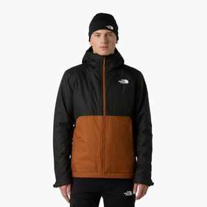 Férfi pehelydzseki The North Face Millerton Insulated égett okker/fekete (Millerton Insulated NF0A3YFIC791) kép