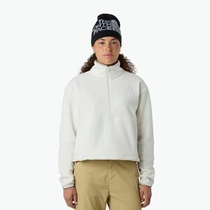 Női pulóver The North Face Glacier Fleece 1/2 Zip Short fehér dune (Glacier Fleece NF0A8D2CQLI1) kép