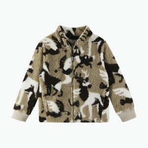 Reima Turkkinen földes bézs színű gyermek fleece pulcsi (Turkkinen 5200288A-0763) kép