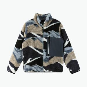 Reima Turilas puha fekete gyermek fleece kapucnis pulóver (Turilas 5200364B-9781) kép