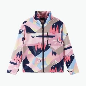 Reima gyermek fleece kapucnis pulóver Iisisti szürke rózsaszín (Iisisti 5200355C-4505) kép