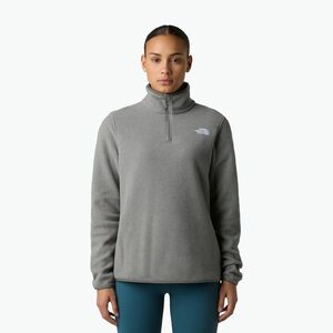 Női gyapjú pulóver The North Face Glacier Fleece 1/4 Zip középszürke szürke szürke (Glacier Fleece 1/4 Zip NF0A8D2JCQI1) kép