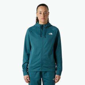 Női pulóver The North Face Reaxion 2.0 kapucnis, teljes cipzáras space dark heather színben (Reaxion 2.0 Hooded Full Zip NF0A8DWBDYW1) kép
