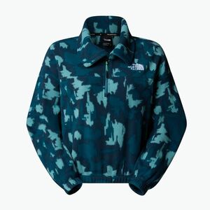 Női pulóver The North Face Mountain Athletics Fleece 1/4 Zip Print deep cypress painted (Mountain Athletics Fleece 1/4 Zip Print NF0A8E30DQD1) kép