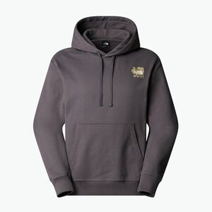 Férfi pulóver The North Face Connect Relaxed kapucnis Grap antracitszürke (Connect Relaxed Hooded Grap NF0A8E40RHI1) kép