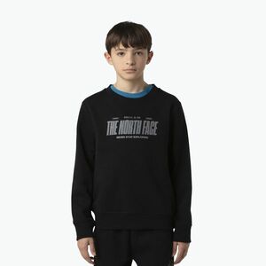 Férfi pulóver The North Face Reflective Logo Relaxed Crew fekete (Reflective Logo Relaxed Crew NF0A8EATJK31) kép