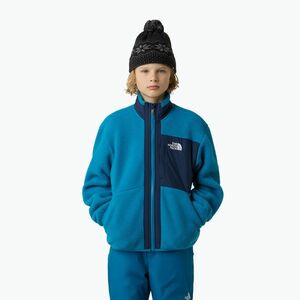 Gyermek gyapjú pulóver The North Face Yumiori Full Zip szürkéskék/summit navy (Yumiori Full Zip NF0A8AZGDDI1) kép