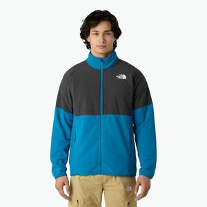 Férfi pulóver The North Face Glacier Heavyweight Full Zip alkonykék/aszfalt szürke (Glacier Heavyweight Full Zip NF0A89JGDLE1) kép